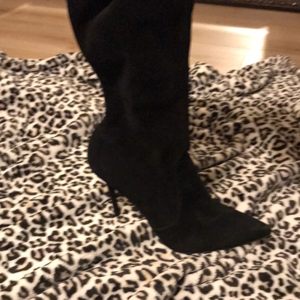 Black Stuart Weitzman tall boots